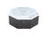 Canadian Spa Co Muskoka 5 - Person 14 - Jet Acrylic Round Plug and Play Hot Tub with Ozonator in Brown