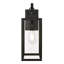 Schock Matte Black Outdoor Wall Lantern-166700715