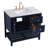 36'' Single Bathroom Vanity with Marble Top-1727036127