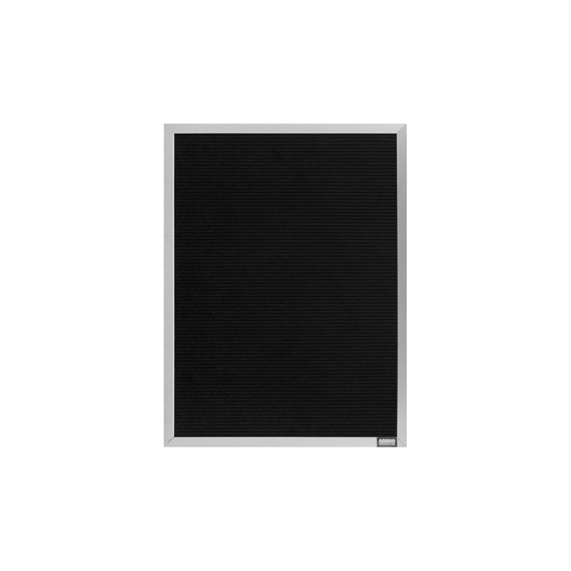 AARCO No Felt Letter Board, 24" H x 18" W, Aluminium