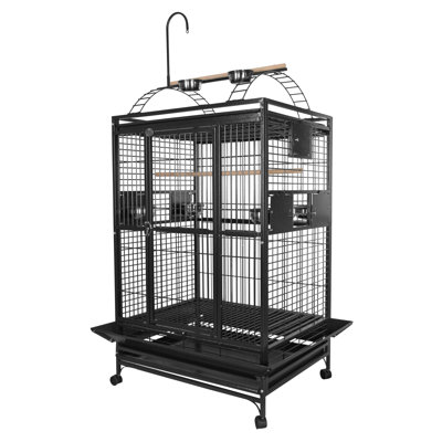 X Large Play Top Cage Black