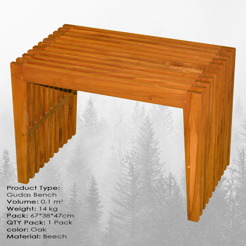 Dieke Solid Wood Bench