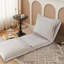 Chaise de plancher réglable avec siège ergonomique, mousse douce, fauteuil multifonctionnel en tissu chenille, double usage, réduction