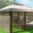Pop Up Gazebo, Outdoor Instant Canopy Tent W/4 Netting Sidewall & Auto Extending Eave, Patio Gazebos Shelter W/Mesh Wall, Center Lock, Wheeled Bag For Garden, Yard, Party, Deck-108934224-108934226