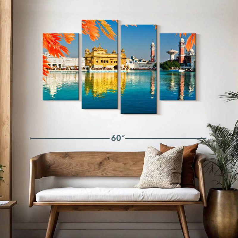 Marchelle Scenic Harmandir SAHIB, H 32 po x l 52 po