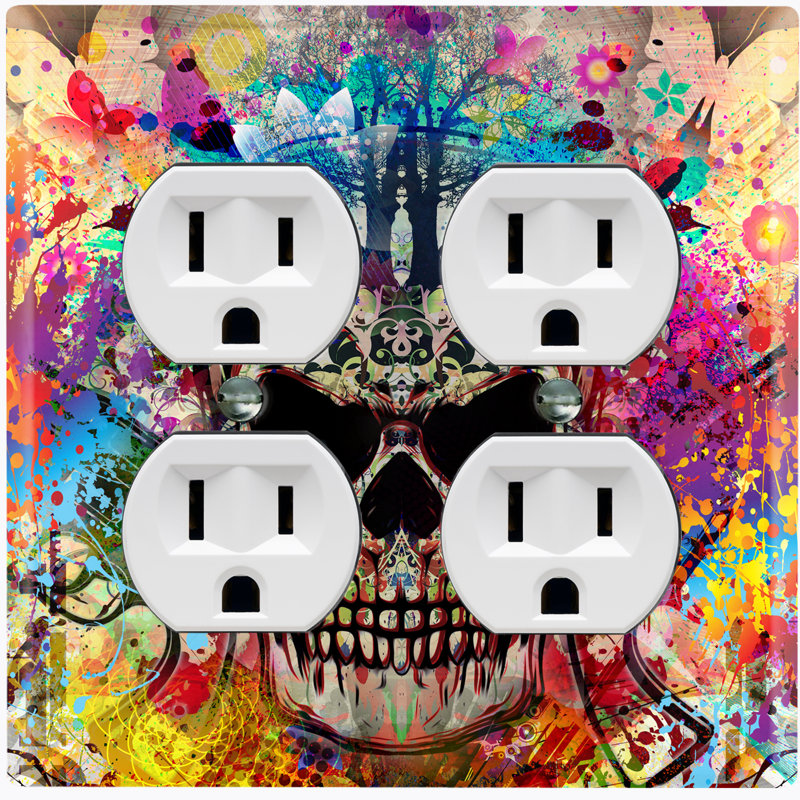 2 - Gang Toggle Light Switch Standard Wall Plate