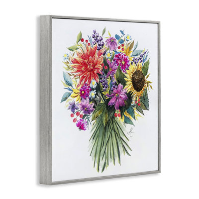 Bright Wildflower Bouquet Alexandria Gilbert Kincaid bg-138
