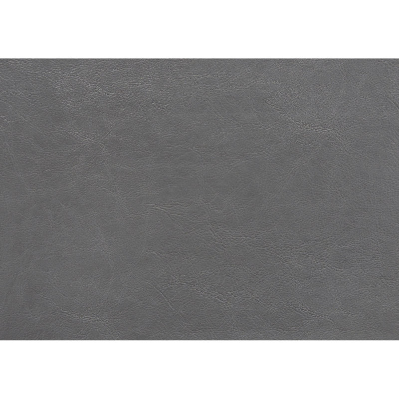 Gray Faux Leather Headboard Queen Bed With Wooden Frame And Parts Classic Upholstered Head Base, Queen