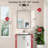 Bathroom Mirror with Tempered Glass and Aluminum Frame-28544407-35425070-28544393