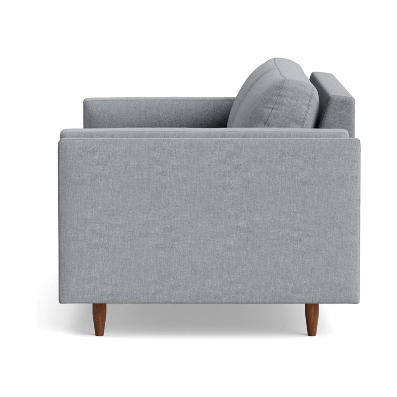 Skinny Fat Sofa Bed, Performance Weave - Zinc