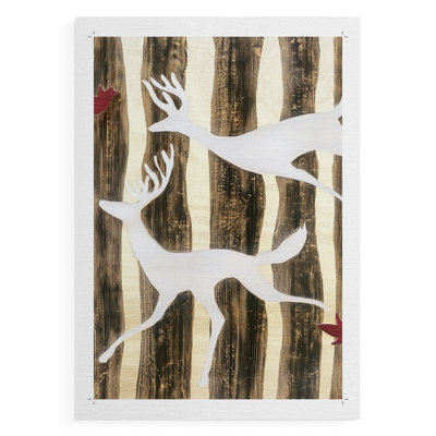 Christmas Holiday Art DCCXCVI - Impression sur toile seulement - NON-CADRE