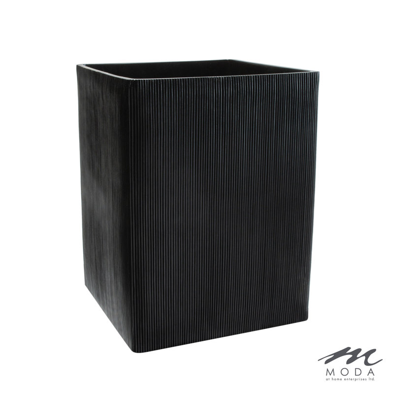FITZROY WASTE BIN RESIN - NOIR