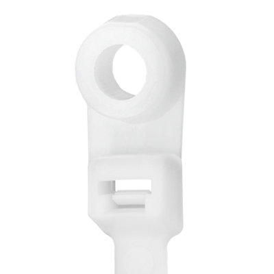 8" 50lb Screw Mount Cable Tie 100/bag