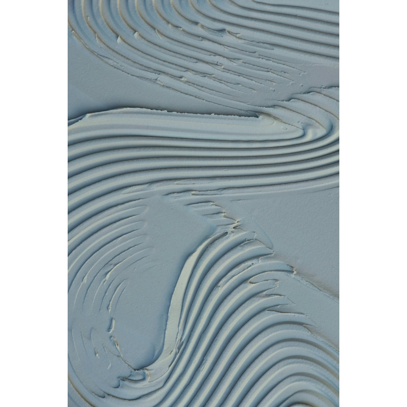 Mud Texture 14, 76.2 cm H x 50.8 cm W, Blue/Black/White/Beige