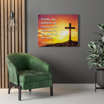 " Be Strong Ephesians 6:10 Christian "