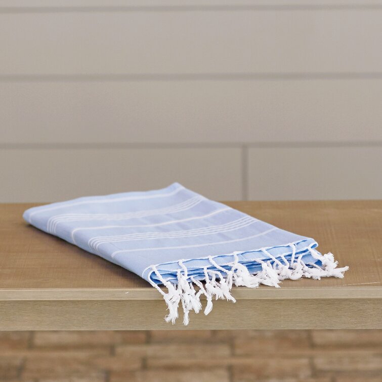 Hamptons Turkish Cotton Peshtemal Beach Towels