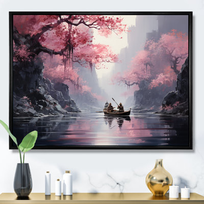 " Pink Vietnam Tam Coc River Boat II "