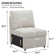 Armless Chair Single Seat Module For Modular Sectional Sofa