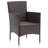  Dining Set Brown, Cream White, Anthracite-231854459