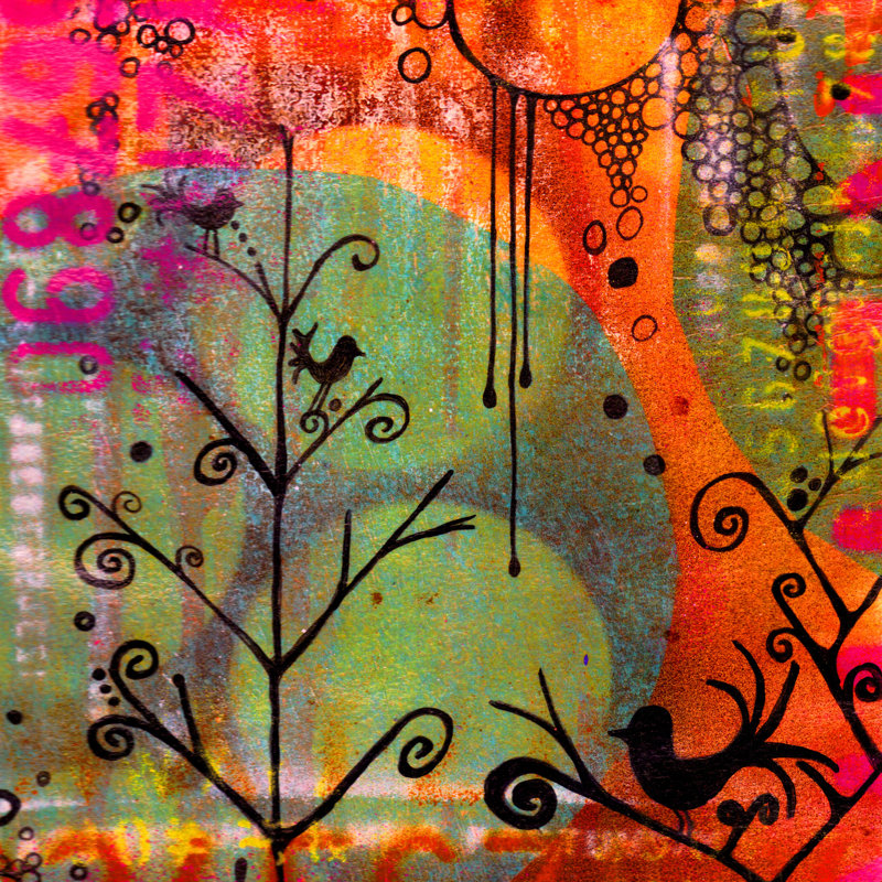 Serefina Sophia Buddenhagen Branches par Sophia Buddenhagen - reproduction d'art sur toile tendue, H 12 po x l 12 po, Non