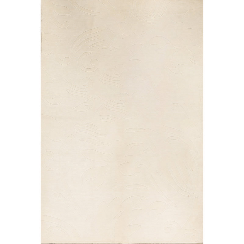 Area Rug in Cream, Rectangle 8'7" x 11'10"