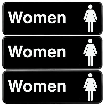 Enseigne de toilettes