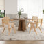  Chaise en rotin avec structure en bois massif-864429671