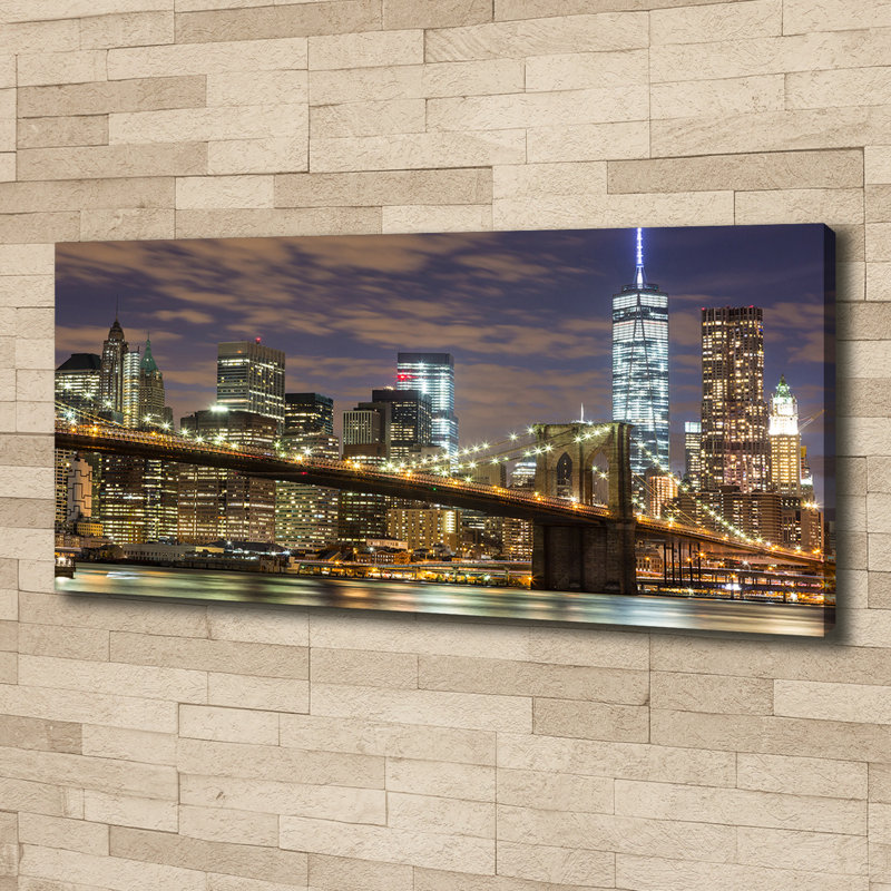 Brooklyn Bridge - Wrapped Canvas Print