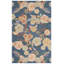 Laine touffetée à la main Jardin; Tapis d'intérieur floral en coton-117794443