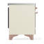 Cuisinière à induction 36 pouces avec 6 éléments à induction en blanc antique Majestic III Series (garniture en cuivre)-124828876-124828861