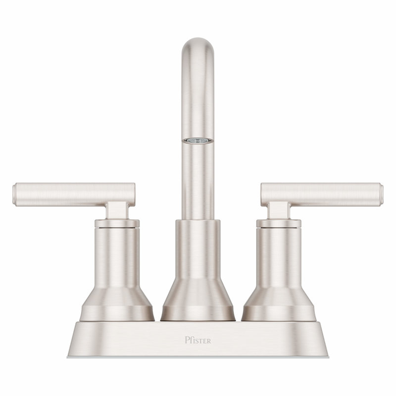 Capistrano Centerset Bathroom Faucet with Drain Assembly, Spot Defense Brushed Nickel