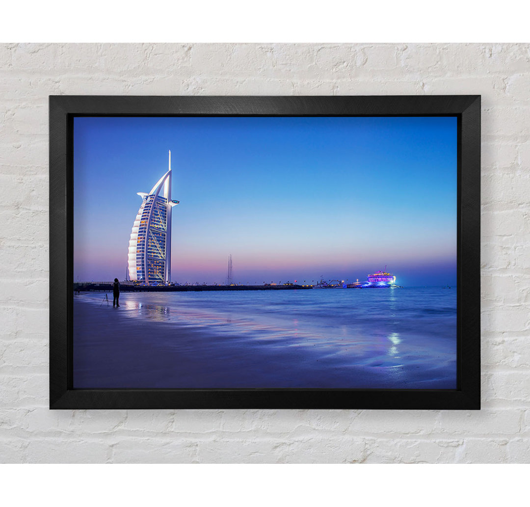 Burj Al Arab 7 Star Hotel - Einzelner Bilderrahmen Kunstdrucke