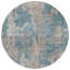 Tapis rond extérieur antidérapant rond 8 'sarcelle et taupe