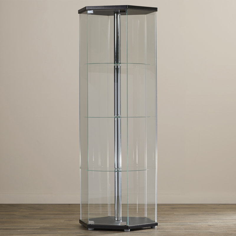 Armoire vitrée Randall, Noir