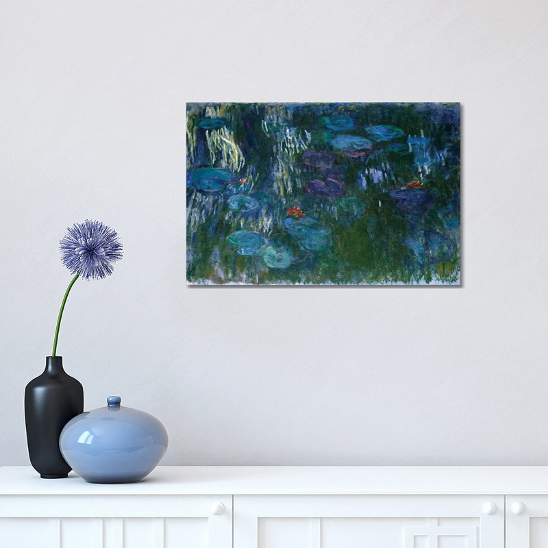 Water Lilies, 1916-19 by Claude Monet - Wrapped Canvas Gallery-Wrapped Canvas Giclée, 30.48 cm H x 45.72 cm W