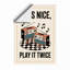 Play It Twice Retro - Framed Print-1006422942-1006423012