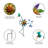 Aaden Metal Animals Garden Stake