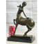 Statue de femme créature mythologique en bronze