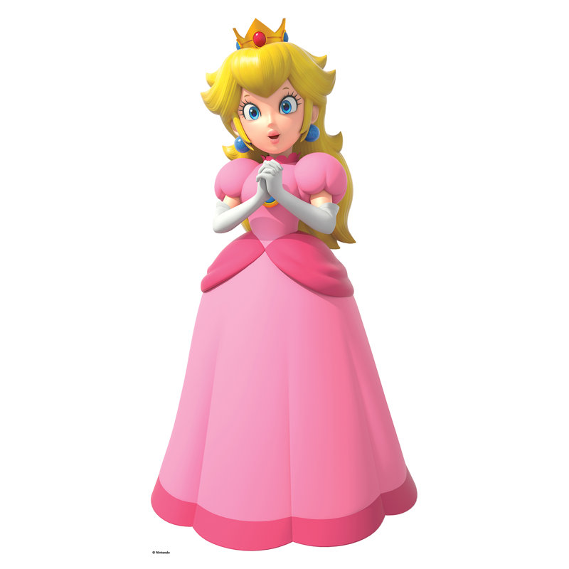 Super Mario Princess Peach Wall Decals
