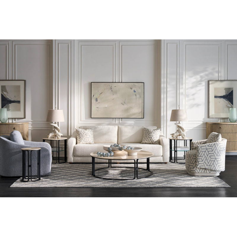 Hollis 97" Grande Sofa, Almond Buff, 3155 Linen