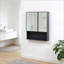Élégante armoire murale en acier inoxydable