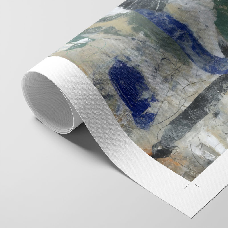 Counter Stream II - Impression sur toile seulement - NON-CADRE, H 18 po x l 12 po
