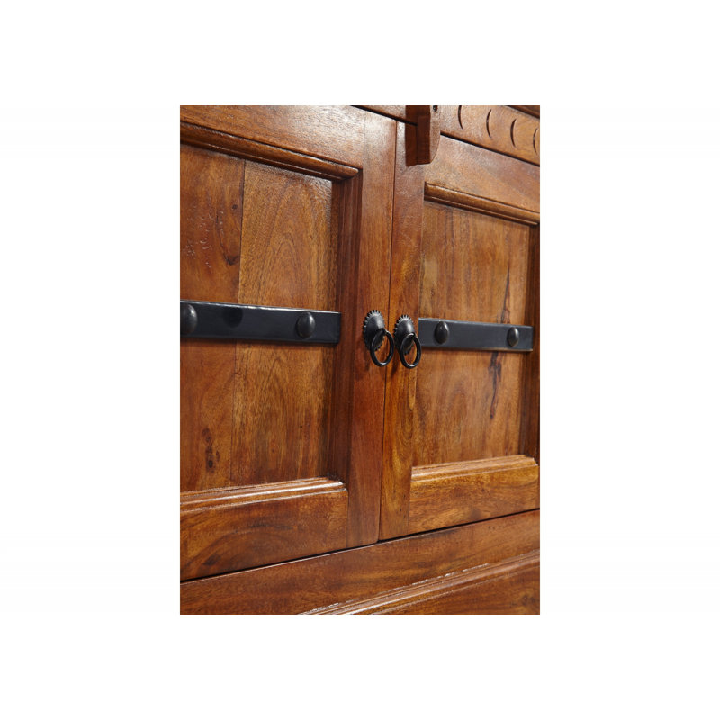 Oxford 88cm Single Bathroom Vanity Base Only, Honey