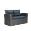 Ensemble de conversation avec canapé en rotin et coussins 4 pièces Norene Sherri-1046698078-1046698079