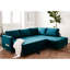 5 Seater Velvet Sofa Bed-70958766-70958767