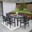 High-Quality Steel Outdoor Table And Chair Set, Suitable For Patio-1485774536