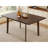 60" Rustic Farmhouse Dining Table - Solid Wood Frame, Minimalist Modern Dining Table For Kitchen, Dining Room, Living Room, Walnut-633333380