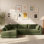 Canapé modulaire en tissu l 120 po Marcel