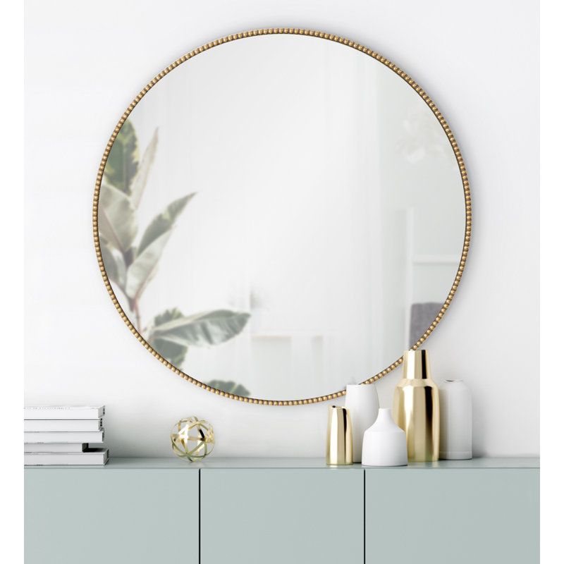 Diesel Mirror, Gold, 27.99" x 27.99"