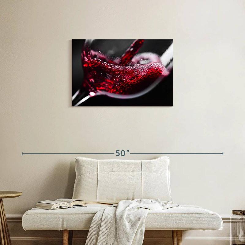 Vin rouge Yarlin, H 20 po x l 30 po